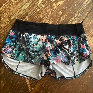 Lululemon High Rise Size 6 Speedup Shorts